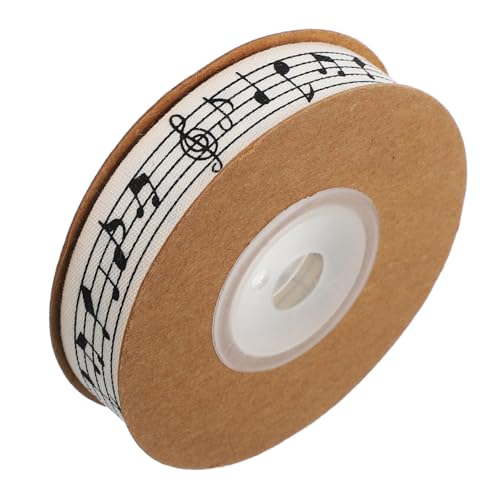 UTHCLO Baumwollband mit Musiknoten Originelles Geschenkband für Geburtstagsgeschenke DIY Schleifenband für Blumensträuße Hochzeit Konzert Vielseitiges Dekoband in Beige UTHCLO Baumwollband mit Musiknoten Originelles Geschenkband für Geburtstagsgeschenke DIY Schleifenband für Blumensträuße Hochzeit Konzert Vielseitiges Dekoband in Beige von UTHCLO