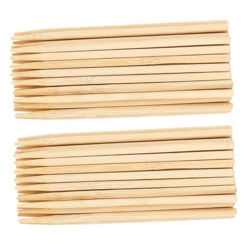 UTHCLO Beige 50 Stück Robuste Bambus-stiftstäbe Zum Kratzen, Zeichnen, Weihnachten, Erntedankfest, Kratzaktivität, Bastelprojekte von UTHCLO