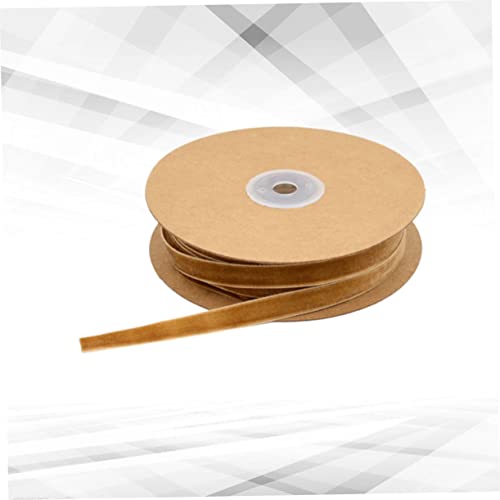 UTHCLO Breites Einseitiges Flocking Geschenkband in Kaffee Samtiges Dekoband für Geschenkverpackung DIY Kleidung Kopfputz Halsketten und Kragenzubehör Langlebiges Bastelband für Hochzeit UTHCLO Breites Einseitiges Flocking Geschenkband in Kaffee Samtiges Dekoband für Geschenkverpackung DIY Kleidung Kopfputz Halsketten und Kragenzubehör Langlebiges Bastelband für Hochzeit von UTHCLO