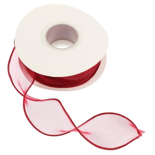 UTHCLO Breites Geschenkband Weinrot Fischschwanz Organza Geschenkverpackungsband für DIY Blumenstrauß Bastelmaterial Strapazierfähiges Schleifenband zum Basteln und Dekorieren UTHCLO Breites Geschenkband Weinrot Fischschwanz Organza Geschenkverpackungsband für DIY Blumenstrauß Bastelmaterial Strapazierfähiges Schleifenband zum Basteln und Dekorieren von UTHCLO