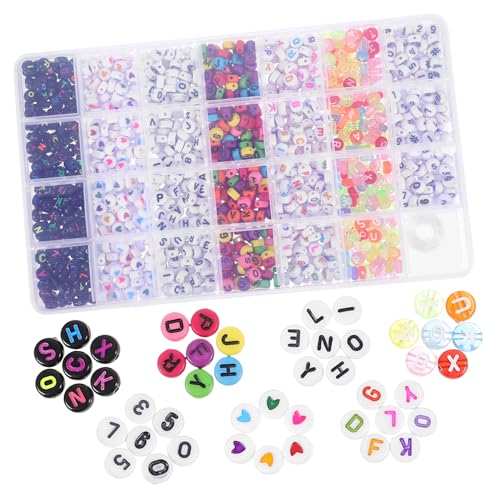 UTHCLO Buchstabenperlen Dekorative DIY Perlen für Armbänder und Schmuckherstellung Vielseitige Alphabetperlen für Bastelprojekte Schnur UTHCLO Buchstabenperlen Dekorative DIY Perlen für Armbänder und Schmuckherstellung Vielseitige Alphabetperlen für Bastelprojekte Schnur von UTHCLO