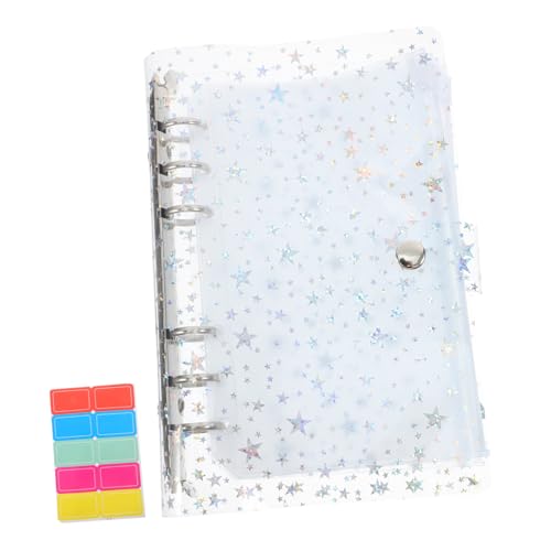 UTHCLO Budget Planer Nachfüllbarer Organizer mit Transparenten Taschen Vielseitiger Finanzplaner für Bargeld Belege und Sticker Langlebiger Ringordner für Erwachsene Weiß von UTHCLO