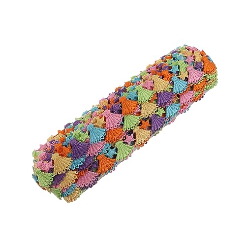 UTHCLO Bunte Bestickte Spitzenborte mit Cartoon Farbenfrohes Stoffband zum Nähen DIY Spitze für Babykleidung Kleidung Hochzeit Verpackung UTHCLO Bunte Bestickte Spitzenborte mit Cartoon Farbenfrohes Stoffband zum Nähen DIY Spitze für Babykleidung Kleidung Hochzeit Verpackung von UTHCLO
