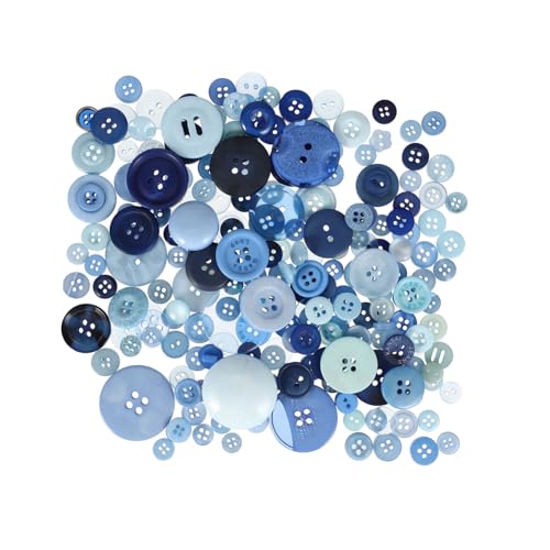 UTHCLO Bunte Resin Knöpfe Groß Mittel Klein DIY Bastelknöpfe zum Nähen Kleidung Dekorative Knöpfe für Strickjacke Scrapbooking Handarbeit von UTHCLO