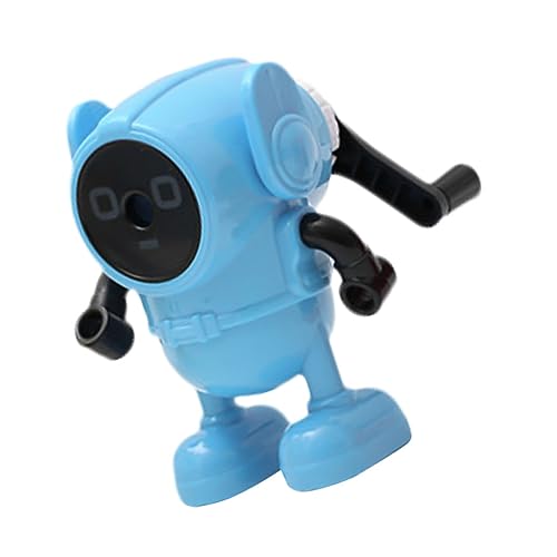 UTHCLO Cartoon Roboter Bleistiftspitzer Handheld Manuell für Studenten Einfach zu Bedienen Kreative und Gestaltung für Schule von UTHCLO