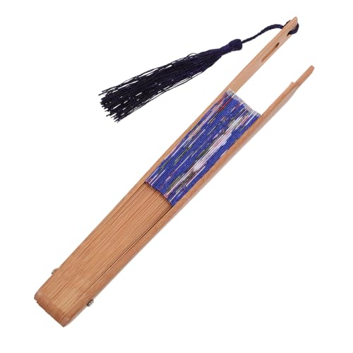 UTHCLO Chinesischer Vintage Faltfächer mit Langem Stiel Dekorativer Handfächer für Hochzeit Tanz und Bühne Traditioneller Asiatischer Fächer für Sommer und Fotografie und Leicht UTHCLO Chinesischer Vintage Faltfächer mit Langem Stiel Dekorativer Handfächer für Hochzeit Tanz und Bühne Traditioneller Asiatischer Fächer für Sommer und Fotografie und Leicht von UTHCLO