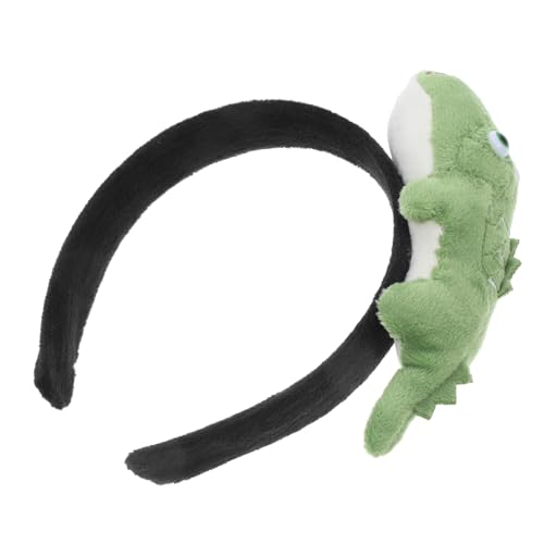 UTHCLO Cute Grünes Krokodil Haarband aus Weichem Bequem und Stabil Vielseitiger Karikatur kopfschmuck für Party Cosplay Geburtstag und Kostümfeste Auffälliges Accessoire für Damen und von UTHCLO