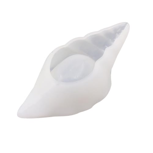 UTHCLO DIY Epoxidharz Silikonform Muschel Aufbewahrungsbox Gießform für Kristall Harz Schmuckkasten Basteln Einfache Reinigung und Entformung Weiß von UTHCLO