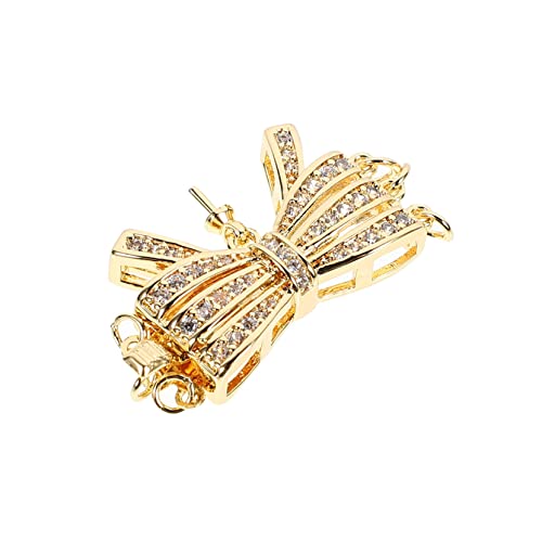 UTHCLO DIY Halskettenschließe mit Perlenanhänger Eleganter Schmuckverschluss für Armband und Halsketten Designs Perfektes Zubehör für Schmuckherstellung von UTHCLO