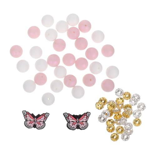 UTHCLO DIY Silikon Perlen Rund und Schmetterling Farbige Perlen für Armband Schlüsselanhänger Basteln Schmuckherstellung für Kreative DIY Projekte UTHCLO DIY Silikon Perlen Rund und Schmetterling Farbige Perlen für Armband Schlüsselanhänger Basteln Schmuckherstellung für Kreative DIY Projekte von UTHCLO