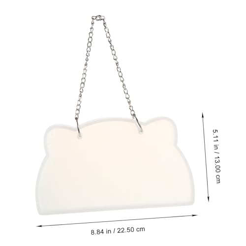 UTHCLO DIY Silikonform Katzenkopf Türschild Anhänger mit Kette Wiederverwendbar Waschbar Einzigartiges Design für Individuelle Epoxidharz Dekoration und Haustierliebhaber von UTHCLO