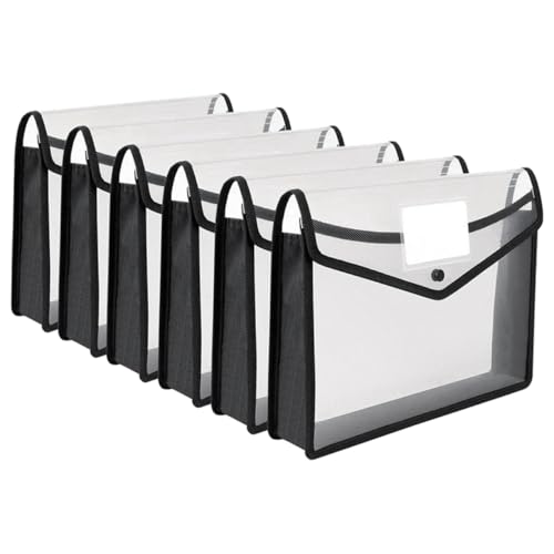 UTHCLO Dokumentenmappe Transparent mit Namensschild Große Kapazität Ordner für Büro und Schule Wiederverwendbare Dateiablage mit Kartenschlitz zur Einfachen Organisation Wichtige UTHCLO Dokumentenmappe Transparent mit Namensschild Große Kapazität Ordner für Büro und Schule Wiederverwendbare Dateiablage mit Kartenschlitz zur Einfachen Organisation Wichtige von UTHCLO