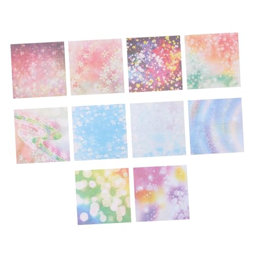 UTHCLO Doppelseitiges Origami Papier Quadratisch Buntes Faltpapier mit Sternenhimmel Motiv Umweltfreundliches Bastelpapier für DIY Kunst Kinderhandwerk und Partydekoration UTHCLO Doppelseitiges Origami Papier Quadratisch Buntes Faltpapier mit Sternenhimmel Motiv Umweltfreundliches Bastelpapier für DIY Kunst Kinderhandwerk und Partydekoration von UTHCLO
