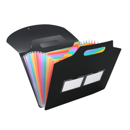 UTHCLO Erweiterbarer Fächermappe Aktenordner mit Fächern Robuster Dokumentenorganizer aus Verschleißfestem Material Handlicher und Leichter Büro und Reise Organizer mit Regenbogen UTHCLO Erweiterbarer Fächermappe Aktenordner mit Fächern Robuster Dokumentenorganizer aus Verschleißfestem Material Handlicher und Leichter Büro und Reise Organizer mit Regenbogen von UTHCLO