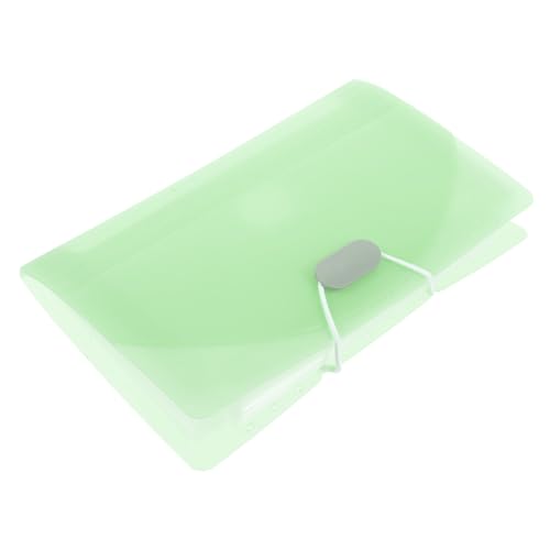 UTHCLO Fächermappe mit Großen Fächern Grüner Erweiterbarer Aktenordner Mehrlagiger Dokumenten Papierhalter Vielseitiger Folder Organizer für Büro Schule und Zuhause von UTHCLO