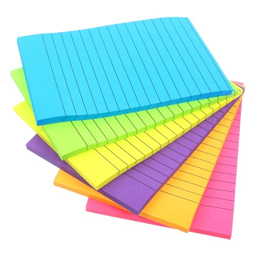 UTHCLO Farben Haftnotizen mit Starker Klebkraft Vielseitige Memo Pads für Büro Schule und Zuhause Praktische Tragbare Notizzettel zum Schreiben und Erinnern von UTHCLO