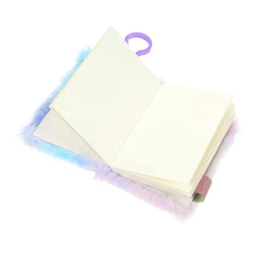 UTHCLO Fluffy Cartoon Einhorn Notizbuch mit Hängehaken Tragbares Mini Tagebuch für Schüler Süßes Pocket Diary Praktisches Hängendes Schreibheft für Tägliche Planung und Notizen von UTHCLO