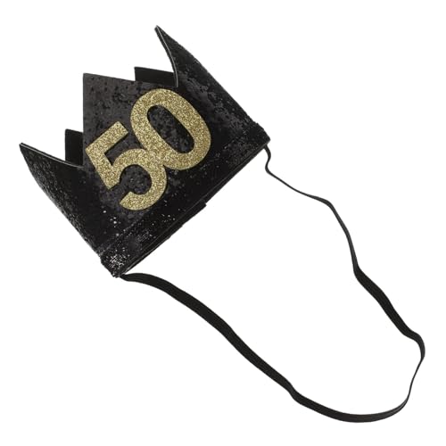 UTHCLO Geburtstagskrone Schwarz Gold Jahre Fotorequisite Partyhut Kreatives Kronendesign Leichter Kopfschmuck Für Geburtstagsparty Thema Feier UTHCLO Geburtstagskrone Schwarz Gold Jahre Fotorequisite Partyhut Kreatives Kronendesign Leichter Kopfschmuck Für Geburtstagsparty Thema Feier von UTHCLO