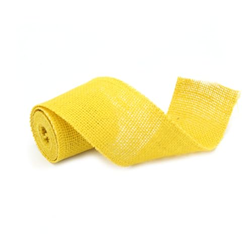 UTHCLO Gelbes Juteband Rolle Natürliches Dekoband für Weihnachtsbaum DIY Bastelarbeiten Geschenkverpackung und Kranzgestaltung Vielseitiges Jute Burlap Ribbon für Nachhaltige UTHCLO Gelbes Juteband Rolle Natürliches Dekoband für Weihnachtsbaum DIY Bastelarbeiten Geschenkverpackung und Kranzgestaltung Vielseitiges Jute Burlap Ribbon für Nachhaltige von UTHCLO