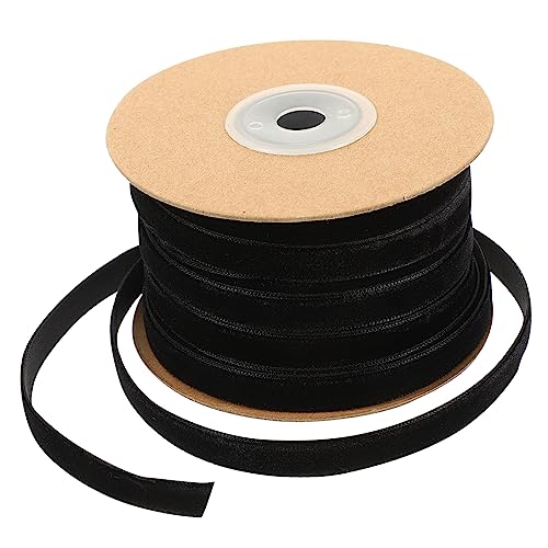 UTHCLO Geschenkband Rolle Einseitiges Schwarzes Samtband Gewebtes Bastelband für Geschenkverpackung DIY Dekoration Haushalts und Partybedarf UTHCLO Geschenkband Rolle Einseitiges Schwarzes Samtband Gewebtes Bastelband für Geschenkverpackung DIY Dekoration Haushalts und Partybedarf von UTHCLO
