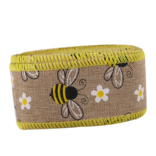 UTHCLO Geschenkband mit Bienenmotiv Hochwertiges Farbintensives DIY Geschenkverpackungsband Glatte Oberfläche für Bastelarbeiten Feierdekoration und Kreative Schleifen UTHCLO Geschenkband mit Bienenmotiv Hochwertiges Farbintensives DIY Geschenkverpackungsband Glatte Oberfläche für Bastelarbeiten Feierdekoration und Kreative Schleifen von UTHCLO