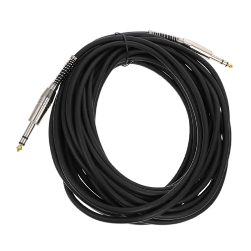 UTHCLO Gitarrenkabel mit Vergoldetem Stecker Langlebiges Trs Audio Kabel Schwarz Robustes Instrumentenkabel für Gitarre Verstärkung und Mikrofone UTHCLO Gitarrenkabel mit Vergoldetem Stecker Langlebiges Trs Audio Kabel Schwarz Robustes Instrumentenkabel für Gitarre Verstärkung und Mikrofone von UTHCLO