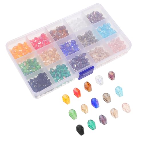 UTHCLO Glasperlen Wassertröpfchen Glasperlen Farben für DIY Schmuckherstellung Knisternde Spacer Perlen Leicht Langlebig UTHCLO Glasperlen Wassertröpfchen Glasperlen Farben für DIY Schmuckherstellung Knisternde Spacer Perlen Leicht Langlebig von UTHCLO