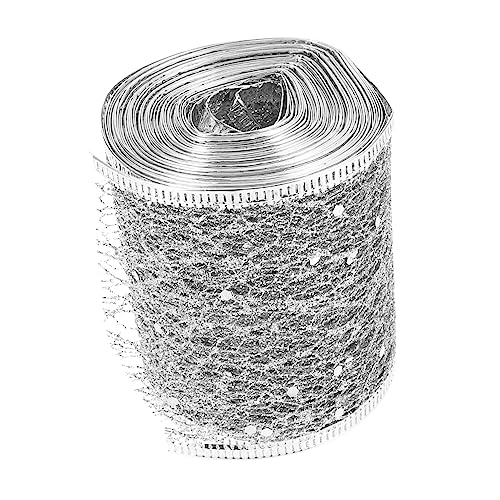 UTHCLO Glitzerndes Netzband Dekoratives Schleifenband für Weihnachten Partys und Geschenkverpackungen Elegantes Zierband mit Kreativem Design und Glitzerndem Finish von UTHCLO