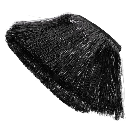 UTHCLO Gold silber Tinsel Fransenband Dekorative Quastenborte zum Nähen Leichtes Langlebiges Nähzubehör für Kleidung Haaraccessoires Taschen Einfache Handhabung Schwarz UTHCLO Gold silber Tinsel Fransenband Dekorative Quastenborte zum Nähen Leichtes Langlebiges Nähzubehör für Kleidung Haaraccessoires Taschen Einfache Handhabung Schwarz von UTHCLO