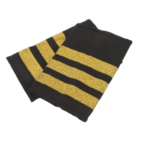 UTHCLO Goldene Pilotenschulterklappen aus Strapazierfähigem Webband Streifen Epauletten für Herren Kapitän und Fluggesellschaft Uniform Zubehör Angenehm und Langlebig für Piloten und UTHCLO Goldene Pilotenschulterklappen aus Strapazierfähigem Webband Streifen Epauletten für Herren Kapitän und Fluggesellschaft Uniform Zubehör Angenehm und Langlebig für Piloten und von UTHCLO