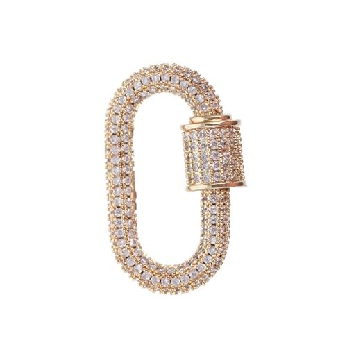 UTHCLO Goldener DIY Schmuckverbinder Halskettenverschluss Langlebiger Connector Clasp für Halsketten und Armbänder Praktische Schmuckzubehörteile UTHCLO Goldener DIY Schmuckverbinder Halskettenverschluss Langlebiger Connector Clasp für Halsketten und Armbänder Praktische Schmuckzubehörteile von UTHCLO