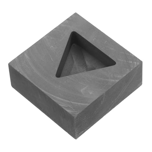 UTHCLO Graphit Dreiecksmulde Schmelzform Gießform für Gold Silber Kupfer Metallgießen mit Hoher Wärmestabilität und Temperaturwechsel für Schmuckherstellung und Metallverarbeitung UTHCLO Graphit Dreiecksmulde Schmelzform Gießform für Gold Silber Kupfer Metallgießen mit Hoher Wärmestabilität und Temperaturwechsel für Schmuckherstellung und Metallverarbeitung von UTHCLO