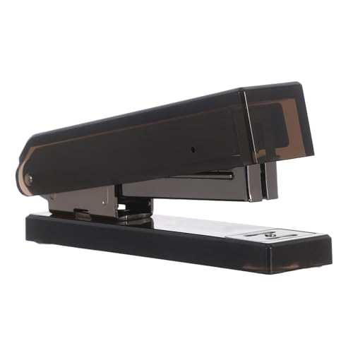 UTHCLO Großer Schwarzer Acryl-desktop-tacker für Dicke Dokumente Stabiles Büro Schulzubehör Multifunktionale Heftmaschine für Effiziente Papierbindung Zuhause Büro von UTHCLO
