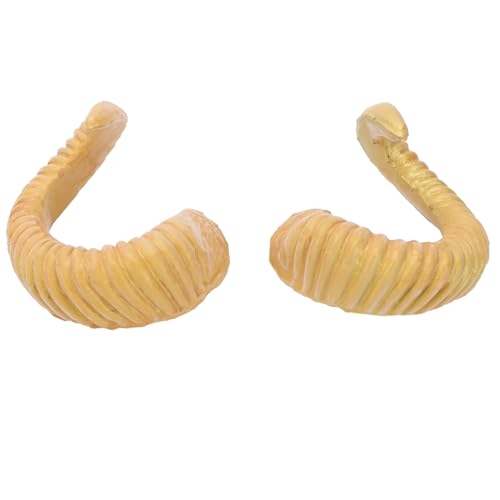 UTHCLO Halloween Haarreif mit Goldfarbenen Schäfchenhörnern Langlebiges DIY Stirnband Festliche Kopfbedeckung für Halloween Party Cosplay und Karneval Sicheres Material Auffällige UTHCLO Halloween Haarreif mit Goldfarbenen Schäfchenhörnern Langlebiges DIY Stirnband Festliche Kopfbedeckung für Halloween Party Cosplay und Karneval Sicheres Material Auffällige von UTHCLO
