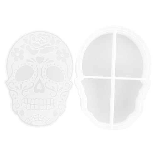 UTHCLO Halloween Schädel Silikonform für DIY Aufbewahrungsbox Flexible Gießform Leicht Entfernbar Kompakt und Platzsparend für Halloween Dekoration und Bastelprojekte UTHCLO Halloween Schädel Silikonform für DIY Aufbewahrungsbox Flexible Gießform Leicht Entfernbar Kompakt und Platzsparend für Halloween Dekoration und Bastelprojekte von UTHCLO
