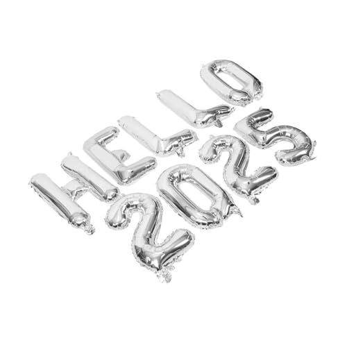UTHCLO Hello Folienballon Silberne Aluminiumfolie Party Deko Luftballons für Silvester Neujahrsfeier Fotorequisite Langlebig Vielseitig UTHCLO Hello Folienballon Silberne Aluminiumfolie Party Deko Luftballons für Silvester Neujahrsfeier Fotorequisite Langlebig Vielseitig von UTHCLO