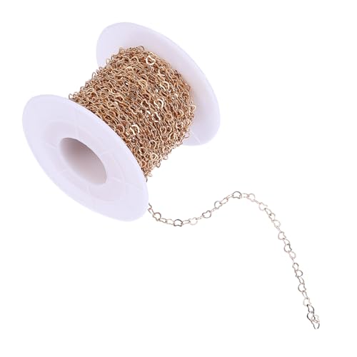 UTHCLO Herzgliederkette Kupfer DIY Schmuckkette Langlebig Rostfrei für Halsketten Armbänder Pulloverketten Basteln Geschenkidee UTHCLO Herzgliederkette Kupfer DIY Schmuckkette Langlebig Rostfrei für Halsketten Armbänder Pulloverketten Basteln Geschenkidee von UTHCLO