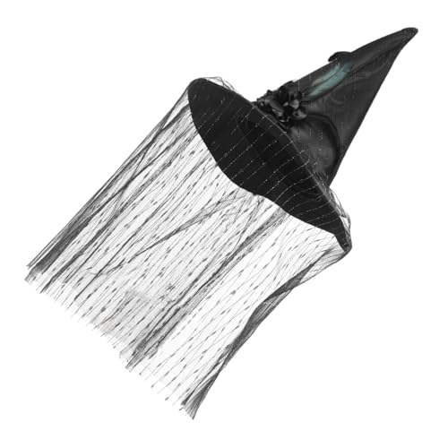 UTHCLO Hexenhut Glitzerkostüme Neonhut Zaubererkostüm Kostümhüte Hellbrauner Hut Cowgirl Halloween Dekorationen Kesselperücke Für Draußen Umhang Halloween Eimerhut von UTHCLO