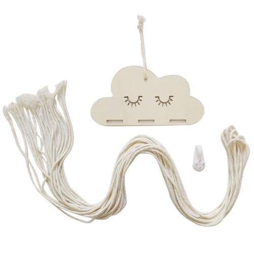 UTHCLO Holz Wanddekor Wolkenform Hängendes Schild aus Hochwertigem Holz mit Robustem Seil Langlebig und Sicher Modernes DIY Design für Schlafzimmer Kinderzimmer und Stilvolle UTHCLO Holz Wanddekor Wolkenform Hängendes Schild aus Hochwertigem Holz mit Robustem Seil Langlebig und Sicher Modernes DIY Design für Schlafzimmer Kinderzimmer und Stilvolle von UTHCLO