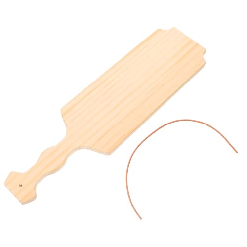 UTHCLO Holzpaddel für DIY Bastelaktivitäten Unbemaltes Holzpaddel für Kreative Handarbeiten Sicher und Komfortabel für Familien und Kunstprojekte Fördert Kreativität und Feinmotorik von UTHCLO