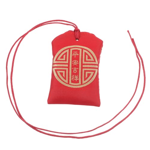 UTHCLO Japanischer Omamori Glücksbringer Anhänger Traditionelles Segen amulett für Gesundheit und Wohlstand Handgefertigte Japanische Deko Glücksbringer Geschenkidee für Auto Zuhause von UTHCLO
