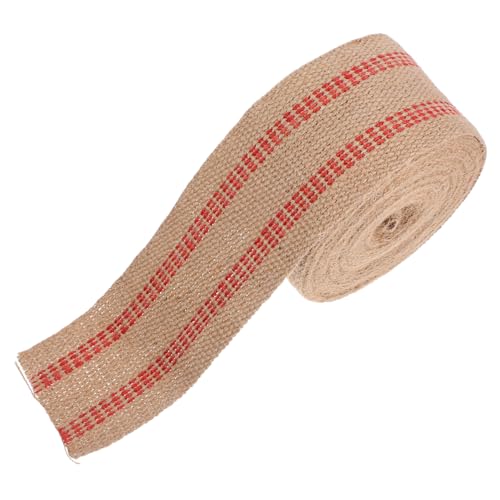 UTHCLO Jute gurtband Breit mit Roten Streifen Natürliche Polster webbing für Stuhlreparatur Rustikales Handwerk und Garten Strapazierfähiges Möbelband für DIY projekte UTHCLO Jute gurtband Breit mit Roten Streifen Natürliche Polster webbing für Stuhlreparatur Rustikales Handwerk und Garten Strapazierfähiges Möbelband für DIY projekte von UTHCLO