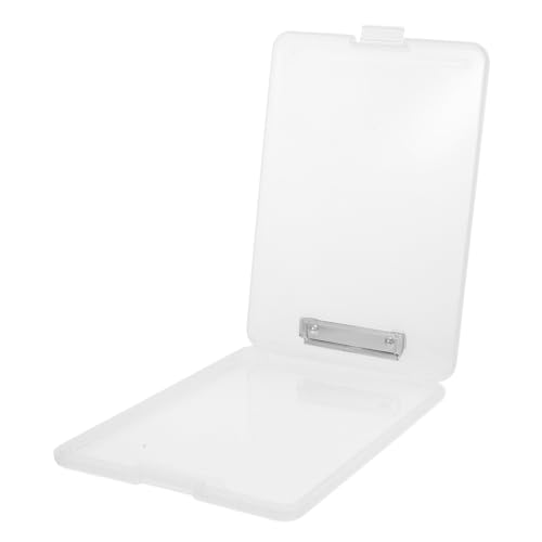 UTHCLO Klemmbrett mit Aufbewahrungsfach Robustes Kunststoff Schreibbrett mit Großem Stauraum Faltbare Dokumentenbox Multifunktional für Büro Schule und Zuhause Transparentes Design UTHCLO Klemmbrett mit Aufbewahrungsfach Robustes Kunststoff Schreibbrett mit Großem Stauraum Faltbare Dokumentenbox Multifunktional für Büro Schule und Zuhause Transparentes Design von UTHCLO