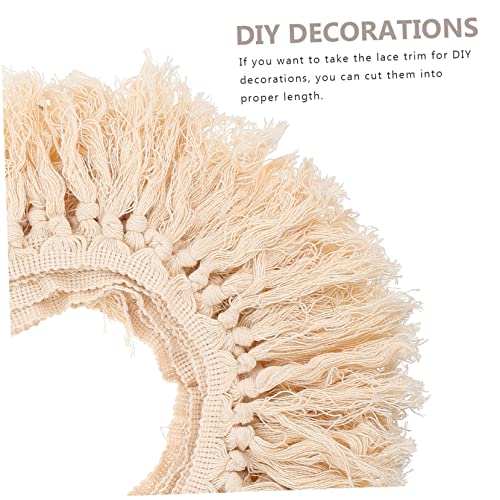UTHCLO Lace Tassel Trim Verschleißfester Quasten Bordürenstoff für Vorhänge Kleidung und DIY Dekoration Strapazierfähige Spitzenverzierung für Haushalt und Handwerk UTHCLO Lace Tassel Trim Verschleißfester Quasten Bordürenstoff für Vorhänge Kleidung und DIY Dekoration Strapazierfähige Spitzenverzierung für Haushalt und Handwerk von UTHCLO