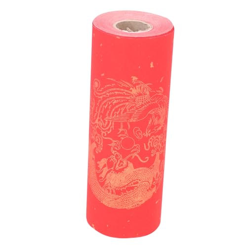 UTHCLO Leeres Rotes Couplet Papier mit Bronzemuster Xuan Papierrolle für Chinesische Kalligraphie und Frühlingsfest Dekoration Schnittfrei Tintenfest Vielseitig für Chunlian und Duilian UTHCLO Leeres Rotes Couplet Papier mit Bronzemuster Xuan Papierrolle für Chinesische Kalligraphie und Frühlingsfest Dekoration Schnittfrei Tintenfest Vielseitig für Chunlian und Duilian von UTHCLO