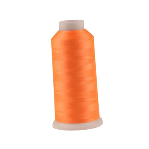 UTHCLO Luminous Glow in The Dark Nähgarn Yards Orange Leuchtender Spulenfaden für Babybekleidung Taschen Mützen und Mehr für Kreative Nähprojekte von UTHCLO