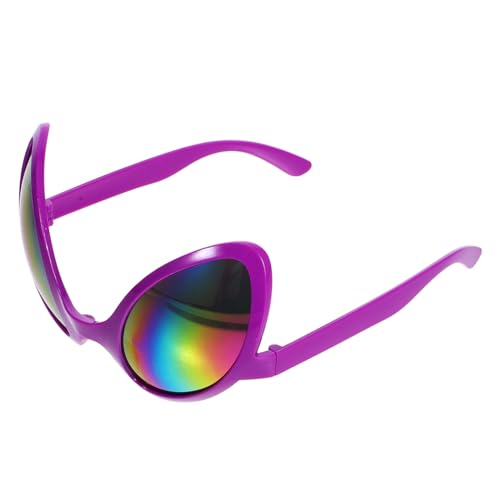 UTHCLO Lustige Kostümbrille Weltraum design mit Bunten Pailletten Partybrille für Karneval Cosplay und Halloween Auffälliges Foto requisit für Erwachsene und Jugendliche von UTHCLO