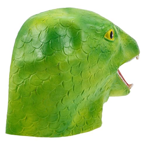 UTHCLO Lustige Schlangen Tierkopf Kostüm Zubehör für Karneval Halloween Party Verstellbar Realistisches Design für Cosplay und Fasching von UTHCLO