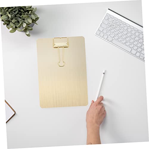 UTHCLO Metall Klemmbrett aus Schreibunterlage Papierhalter Ergonomisch Büro Schule Vielseitig Robust Langlebig für Notizen Menüs Dokumente UTHCLO Metall Klemmbrett aus Schreibunterlage Papierhalter Ergonomisch Büro Schule Vielseitig Robust Langlebig für Notizen Menüs Dokumente von UTHCLO
