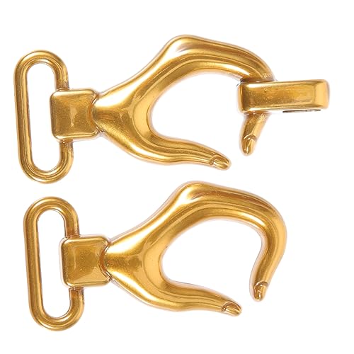 UTHCLO Metall Knebelschnalle für Windmantel Dekoratives Accessoire für Kleidung Eleganter Verschluss für Damenjacken Hochwertige Verarbeitung für Mäntel und Cardigans von UTHCLO
